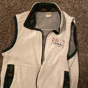 Vintage Park city Utah womens vest